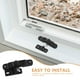thumbnail image 3 of Cerradura de plástico para ventana corrediza con limitador ajustable, pestillo de seguridad para puertas corredizas de vidrio, cerradura de seguridad para ventanas del hogar., 3 of 4
