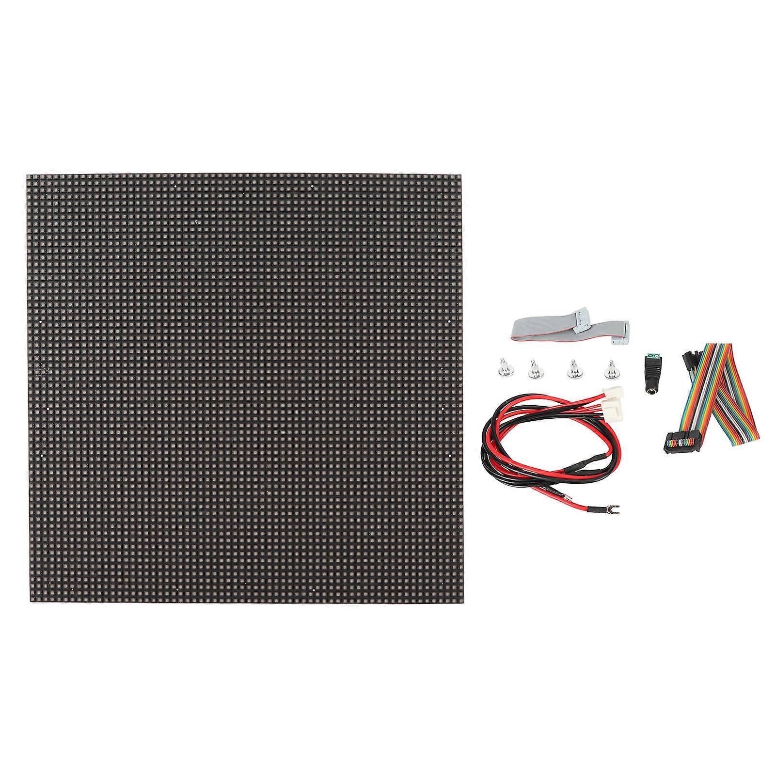 RGB LED Matrix Panel 64x64 3mm Pitch Colorful Image Animation ...