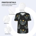 thumbnail image 4 of Daiia Faces Of The Cat Mens Baseball Jersey Button Down Shirts Short Sleeve Sports Uniforms-X-Large, 4 of 9
