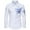White, variant on JURANMO Men's Dressy Shirts Long Sleeve Lapel Button Shirts Luxury Printed Slim Fit Wedding Guest Shirts Deals of the Day White XL
