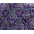 thumbnail image 4 of oneOone Georgette Viscose Fabric Damask & Floral Block Printed Fabric 1 Yard 42 Inch Wide, 4 of 4
