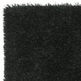 thumbnail image 5 of SAFAVIEH New Orleans Darius Solid Polyester Shag Area Rug, Black, 4' x 6', 5 of 6