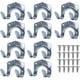 thumbnail image 1 of Juego de ganchos para colgar herramientas, paquete de 10, soporte de gancho de almacenamiento de herramientas Dual para montaje en pared para cobertizo de garaje, soporte colgante para herramientas, 1 of 5