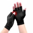 thumbnail image 1 of Une Paire De Gants De Compression En Cuivre Pour Le Traitement (l) - Les Gants D'arthrite Remplis De Cuivre Pour Hommes Et Femmes Fournissent Un, 1 of 5