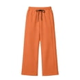 thumbnail image 4 of Xingjin Kids Baggy Sweatpants with Drawcord Waist, Girls Sweatpants, Girls Joggers for School and Lounge, 4 of 8