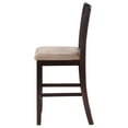 thumbnail image 6 of Lavon Wood Counter Height Dining Chair Tan and Espresso (Set of 2), 6 of 13