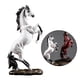 thumbnail image 3 of Escultura de estatuilla con forma de caballo Colección s de resina estatuilla decoración coleccionable escultura pequeña de escritorio con Base estable Magideal Escultura de estatuilla con forma de caballo, 3 of 7