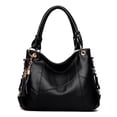 thumbnail image 1 of LHSHID Women Leather Handbags Women Messenger Bags Designer Crossbody Bag Women Shoulder Bags Female Top-handle Bags Vintage Retro Tote, 1 of 6