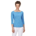 thumbnail image 4 of Regatta - Camiseta Polexia Estampado Ditsy para Mujer (Azul Sonic), 4 of 5