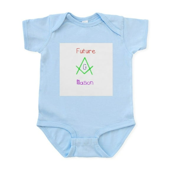 CafePress - Future Mason Body Suit - Baby Light Bodysuit, Size Newborn - 24 Months