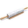 thumbnail image 2 of Fox Run Gray Marble Pastry Board and Matching Rolling Pin Gift Set, 2 of 4