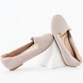 thumbnail image 4 of Ataiwee Women's Wide Width Flats Shoes, Soft Knitted Breathable Plus Size Ladies Slip on Office Ballet Shoes., 4 of 6