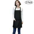 thumbnail image 1 of Delantal estilo espalda con bolsillo para mujer, hombre, ajustable, tamaño grande, cómodo, cocina, hogar, cocina, 1 of 5