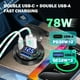 thumbnail image 2 of Enchufe de cargador de coche de 12 V, salida USB dual QC3.0 y PD3.0, 2 of 8
