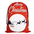 thumbnail image 2 of Tnobhg 70x50CM Christmas Drawstring Gift Bag Santa Elk Sleigh Large Capacity Heavy Duty Reusable Party Favor Holiday Gift Present Grocery Packaging Sack, 2 of 8