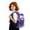 01_Purple, variant on UJNDER Transparent Kids Backpack with Clear Front Pocket Lightweight Daypack for School Commuting and Travel Activities School Backpack for Girls,02_Pink,Mid