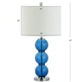 thumbnail image 7 of JONATHAN Y Bella 27" Glass Triple-Sphere LED Table Lamp, Cobalt Blue/Chrome (Set of 2), JYL1070E-SET2, 7 of 7