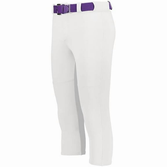 Augusta Sportswear 6970.005.XS Ladies Gamer Classic Softball Pant, White - Extra Small
