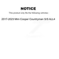 thumbnail image 2 of DS-One Front Rear Coated Drilled Slotted Disc Brake Rotors Kit for Car 2017-2023 Mini Cooper Countryman S ALL4 KD-100580, 2 of 11