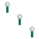 thumbnail image 3 of Mini ventilador de mano recargable Injueey enfriador personal Verde, 3 of 6