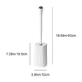thumbnail image 3 of Toilet Brush With Hard Bristles Bathroom Cleaning Bowl Brush Kit Modern And Compact Toilet Cleaner Brush Long Handle Bristles For Bathroom, 3 of 7