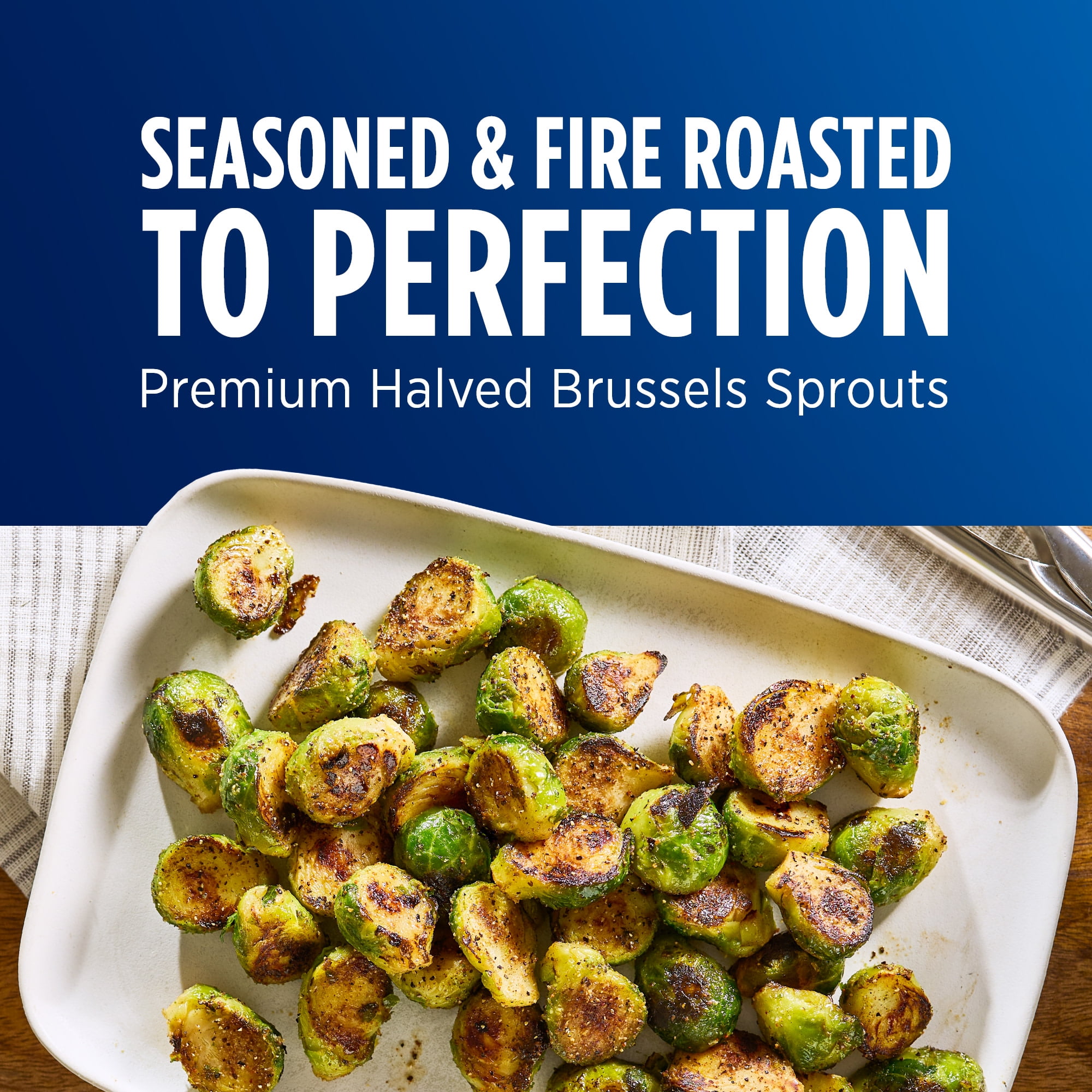 Birds Eye Fire Roasted Brussels Sprouts, Frozen Vegetables, 12 oz. Bag