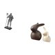 thumbnail image 5 of Figura de escritorio,Estatua de caballero,arte,artesanía,coleccionable,escritorio,oficina,Figura decorativa,pieza de arte,decoración del hogar,Estatua de cerámica,Juego de estatuas de, 5 of 8