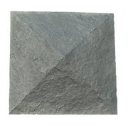 NextStone Faux Polyurethane Stone Column Wrap Cap - Charcoal
