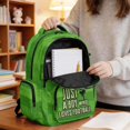 thumbnail image 5 of DISNIMO Soccer Ball Printed 17 Inch Kids School Backpack Lightweight Large Bookbag with Side Mesh Pockets Front Zipper Pocket for Teens Student Daily Use, 5 of 7