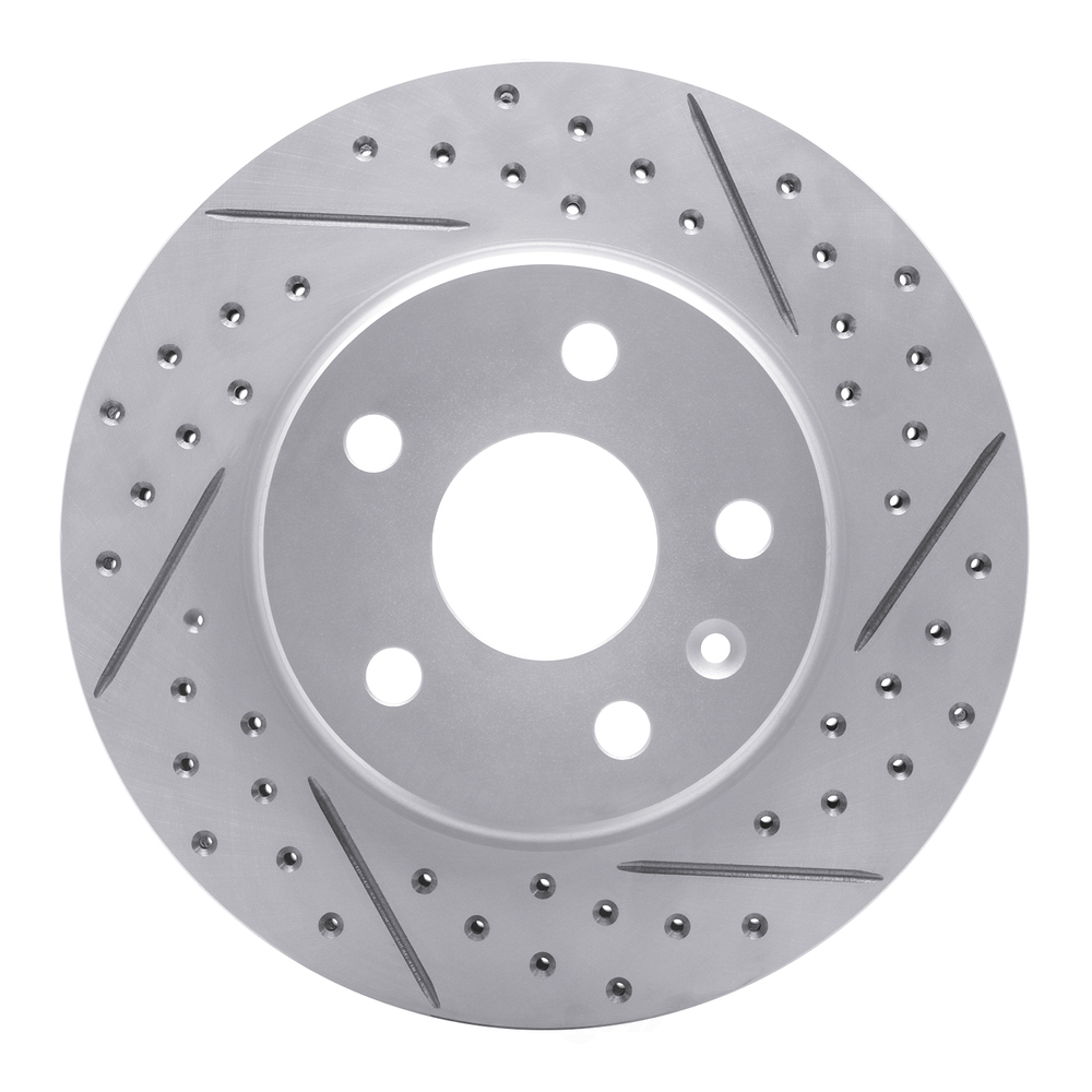 Dynamic Friction Company 830-45014R DFC Geoperformance Rotor - Drilled and Slotted