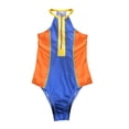 thumbnail image 3 of Gibobby Batas de baño mujeres spa Traje de baño atractivo cómodo de la moda de las mujeres traje de baño delgado de rayas de cuello(B,G), 3 of 5