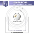thumbnail image 2 of Bombillas circulares Celiwace FC16T9/CW de 40 W y FC12T9/CW de 32 W, 2 of 7