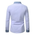thumbnail image 3 of Kakii Men's Dress Shirts Long Sleeve Wrinkle-Free Business Casual Button Down Shirt, 3 of 6