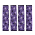 thumbnail image 5 of Chririnla Seat Belt Protector Reduce Chafing Seat Belt Shoulder Pad Polyester Non-Slip, Suitable for Cars Sedan, Spiderwebs Paw prints, 5 of 8