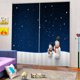 thumbnail image 2 of Cortina de Navidad 2x cortinas de puerta de ventana con temática de Navidad ciegas para la decoración de Navidad 16 # dieciséis# Magideal Cortina de Navidad, 2 of 5