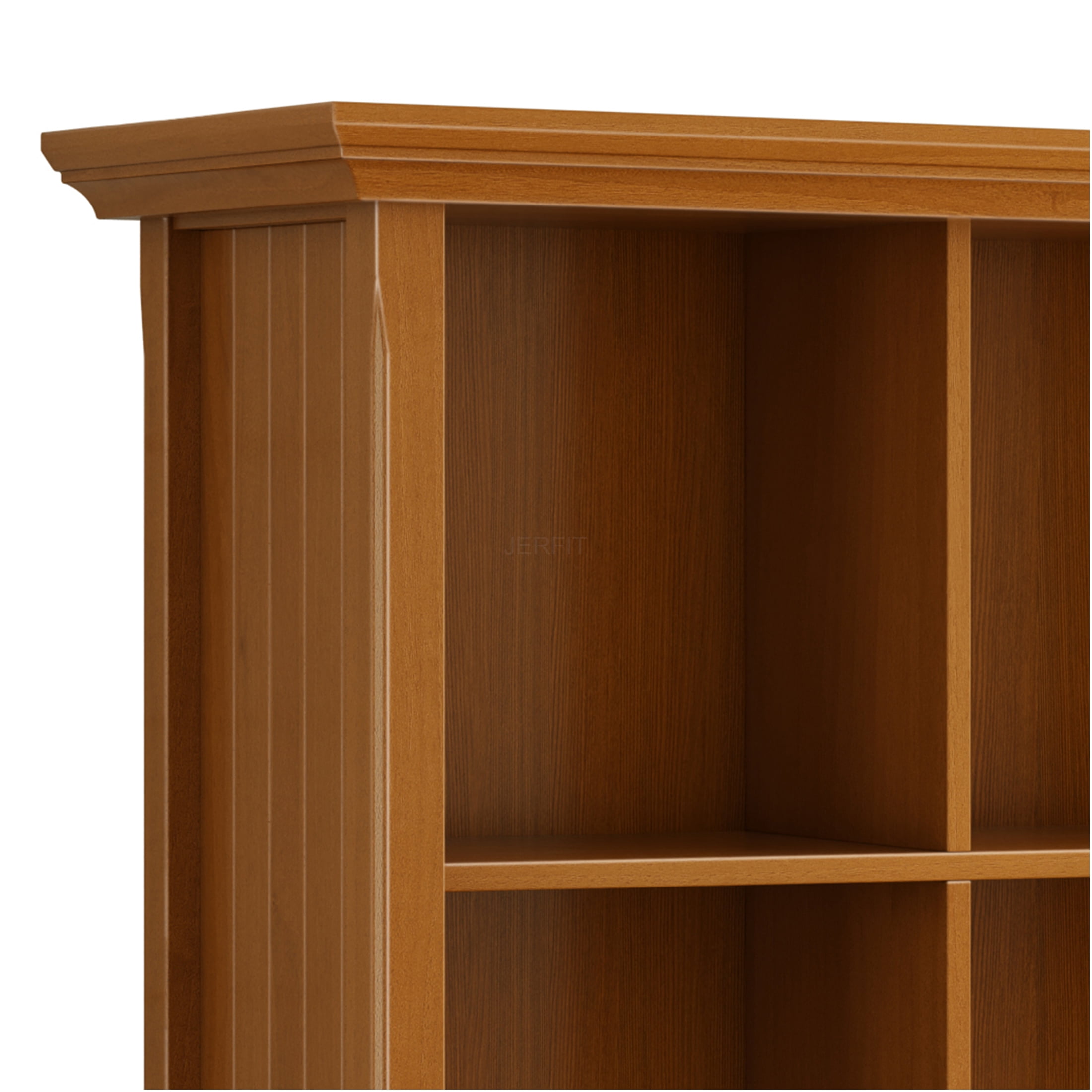 JERFIT 79 Inch Modern Computer Desk, Light Brown Wood Grain Writing Desk for Home Office, Spacious Executive Desk with Minimalist Design