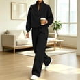 thumbnail image 2 of successthop Sweatsuits for Women with Zipper 2 Piece Long Sleeve Sweatshirt Fleece Sweatpant Solid Tracksuit with Pocket, 2 of 6