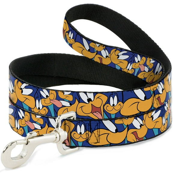 Looney Tunes Pet Leash, Dog Leash, Road Runner Expressions Stacked, 6 Feet Long 0.5 Inch Wide