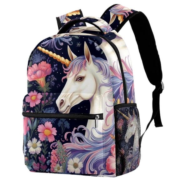 Lightweight Backpack Unicorn School Bag Travel Laptop Daypack for Men Women Casual Rucksack