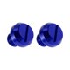 thumbnail image 1 of Tapones para agujeros de espejo de motocicleta Unique Bargains Rosca izquierda M10x1.25 Tornillos de espejo retrovisor de motocicleta Azules 2 Pcs, 1 of 1