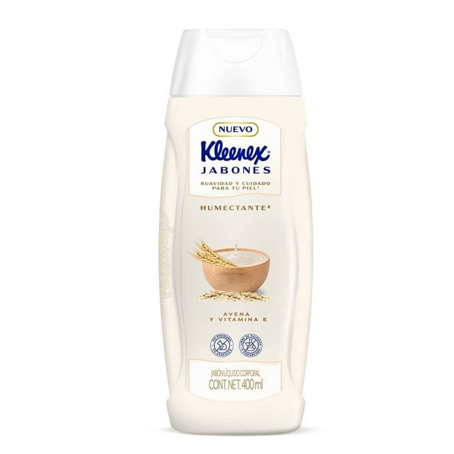 Jabon líquido corporal Kleenex avena