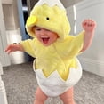 thumbnail image 1 of Disfraces de Halloween para bebés Disfraz de pollito Disfraces de animales Ropa de Acción de Gracias para bebés de 6 a 12 meses, 1 of 1