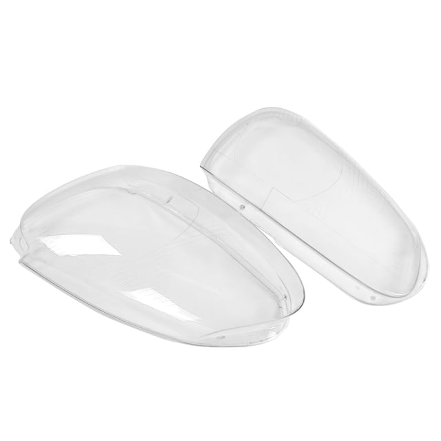 Pantalla de lámpara de faro, par de cubiertas de lentes de faros delanteros Cubierta de lentes de luces delanteras Cubierta de carcasa de faro Diseño elevado