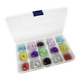 thumbnail image 3 of Milaget 15 Pcs Pédale d'Effet de Guitare Électrique Pédale d'Interrupteur Clou de Pied avec Boîte de Rangement Rond, 3 of 9