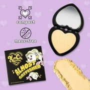 KimChi Chic Beauty Almost Catfished Micro Pressed Powder, Under Eye Brightening & Setting, Banana, 0.14 oz