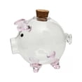 thumbnail image 1 of 3xPiggy Bank Festival Gift Delicada Estatuilla De Cerdo De Vidrio Para Niños Exquisito, 1 of 8