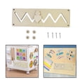 thumbnail image 1 of Montessori Sensory Busy Boards Accesorios, Rompecabezas de riel deslizante, Tablero ocupado para Piezas de bricolaje, Juguetes educativos para edades tempranas, Habilidad Rábano Estilo A Salvador Dali tablero ocupado, 1 of 10