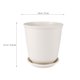 thumbnail image 2 of WEUVEB 5Ud Macetas De Resina Beige Para Plantas Suculentas Con Drenaje Y Base Estable Para Hogar, 2 of 8
