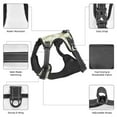 thumbnail image 6 of Fuzoiu Rose Print Reflective Dog Harness,Adjustable, Breathable Pet Vest,Dog Harness No Pull,No Choke Pet Vest for Small, Medium, and Large Dogs-Medium, 6 of 6