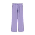 thumbnail image 5 of WRKEKC Boys Athletic Sets Solid Sweatshirt Half Zip Sports Pants Wide Leg Pants Long Sleeve V-Neck Soft Activewear 6-16 Years, 5 of 6